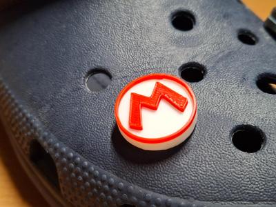 Super Mario M Croc Charm (Jibbitz)
