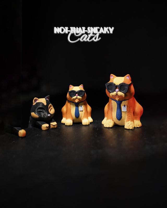 Not-That-Sneaky Cats