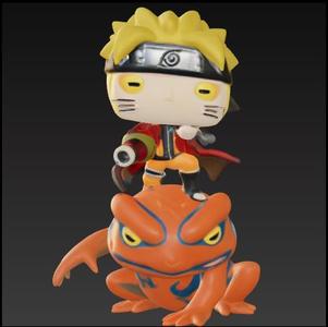 Naruto in gamakichi funko pop