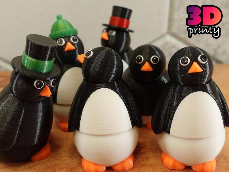 Posable Penguin Fidget