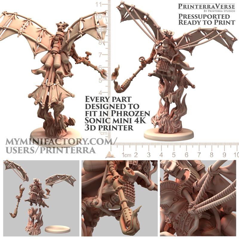 027 ROMANUS Flying Mechanical Empire Legionnaires Robot Cyborgs Flamer