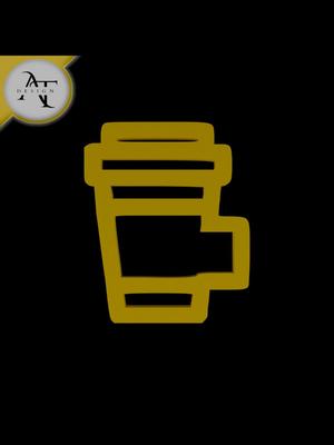 Simple Coffee Cup Symbol - 2D Art