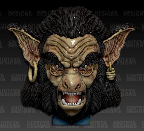 Starwars Gorax Action Figure Head