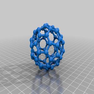 C60 carbon fullerene buckyball