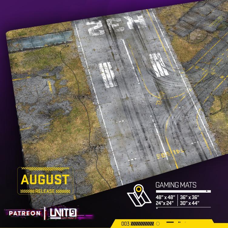 Airfield - multi-format gaming mat