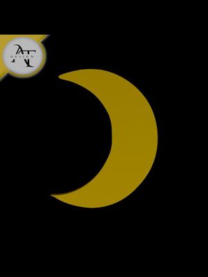 Simple Moon Symbol - 2D Art 