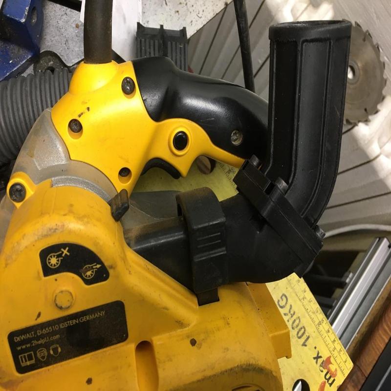 Dewalt DW433 belt sander suction adapter 35mm