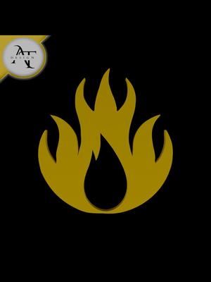 Simple Flame Symbol - 2D Art