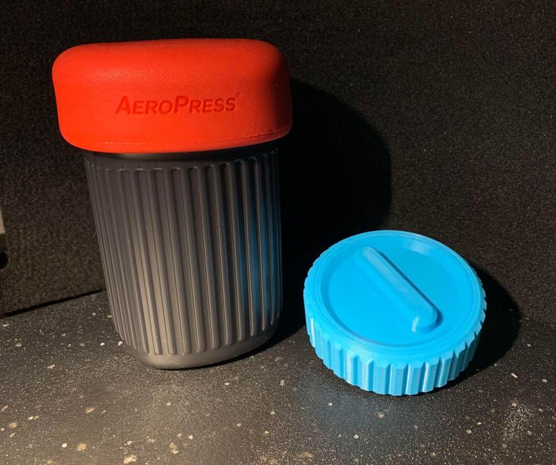 Clean AeroPress filter holder