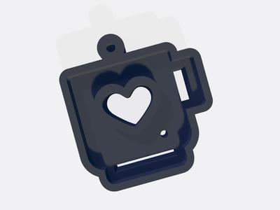 Keychain coffee