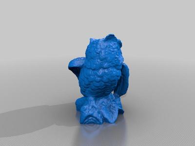 Owl Statue Scan