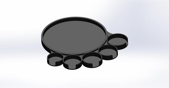 Cup holder with coins