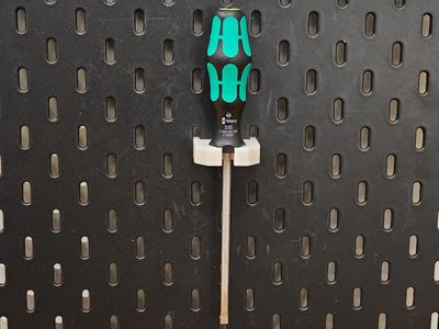 Universal Screwdriver Holder for IKEA Skadis (e.g. Wera)