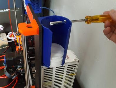 Cotton Pad Dispenser as Prusa Mount