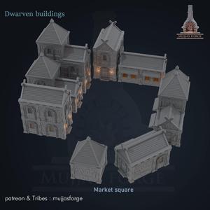 Dwarf-Modular market square
