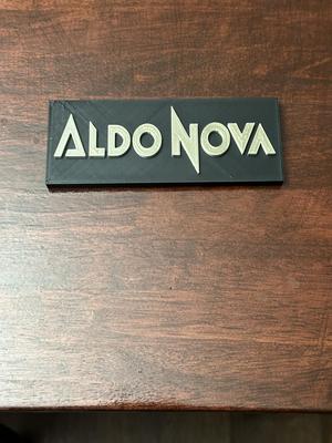 Aldo Nova 80's Band Sign