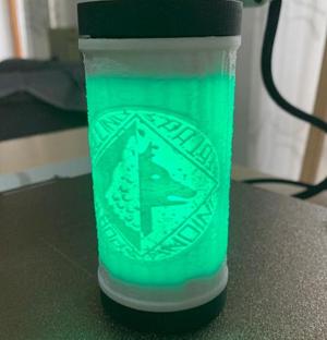 Lithograph lamp Soccer Avellino 1912