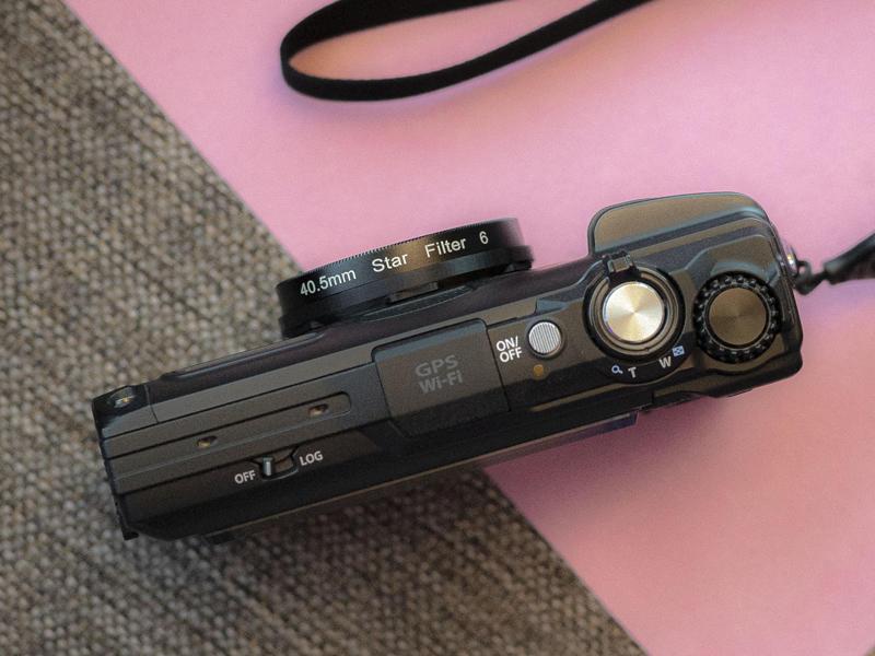 Lower profile 40.5mm filter adapter for OM System TG-7 / Olympus Tough cameras