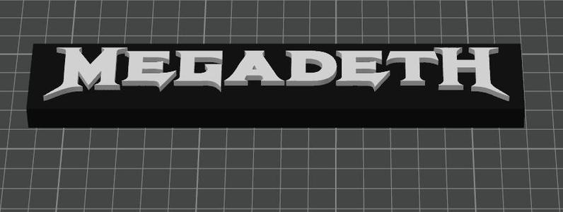 Megadeth Band Sign