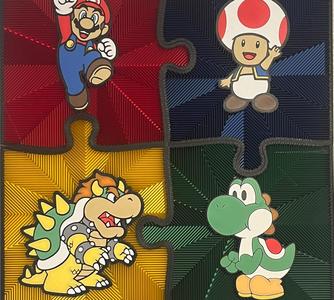 Yoshi Puzzle Piece Wall Art