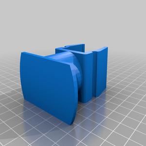 Headphone Hook for 25mm thick timber shelving - Redesign