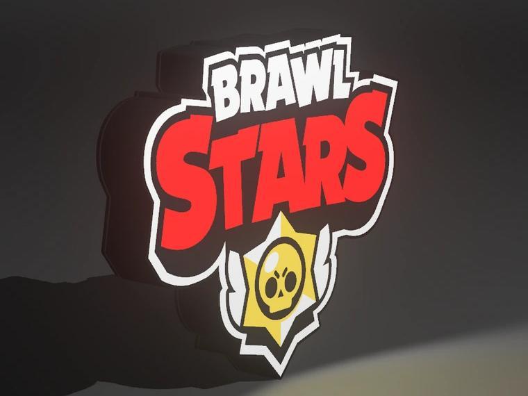 BRAWL STARS LightBox LED WallArt videogame