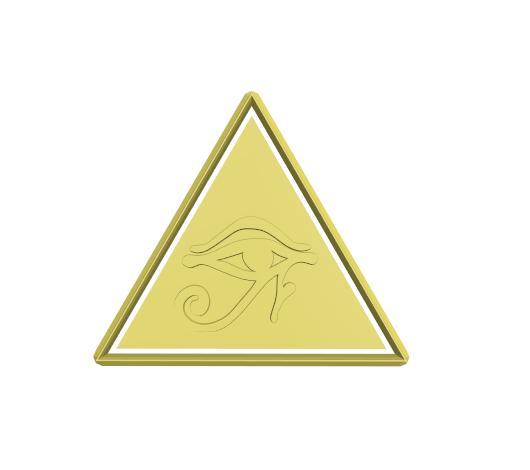 Ancient Egypt Eye of Horus cookie cutter and stamp