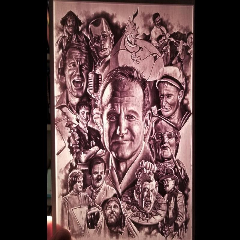 Robin Williams Lithophane