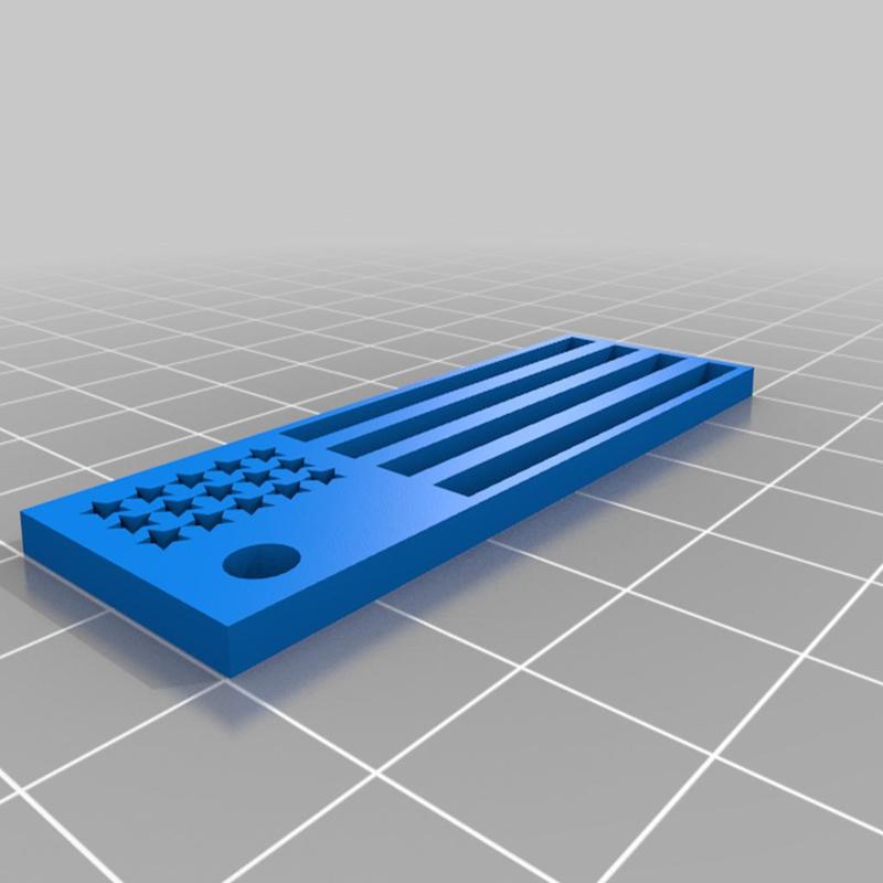 USA Flag Keychain