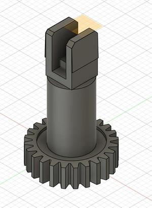 Ecovac T8 / T9 robot side brush sprocket