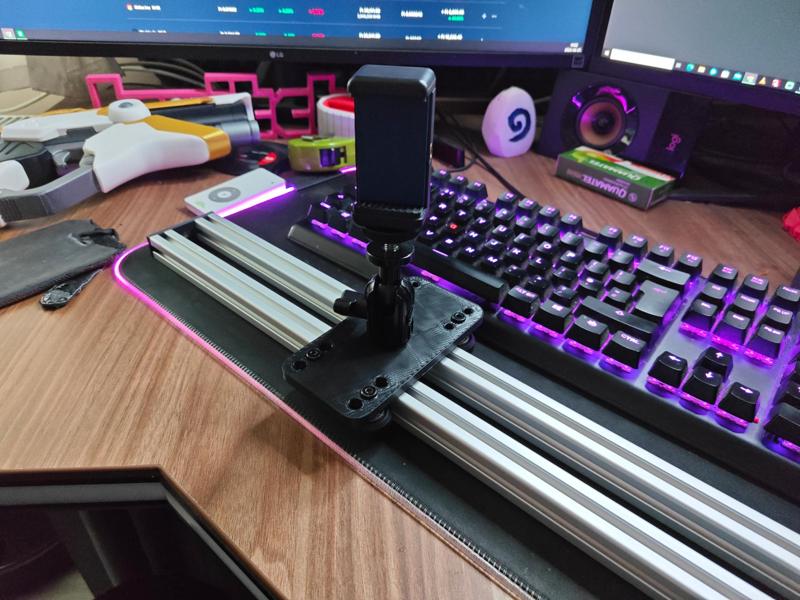 Camera Slider Part with Elgato mount
