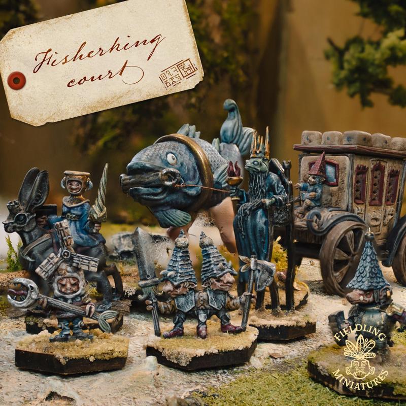 Fey Wild Hobgoblin Warband Tabletop Miniatures - Fish Court