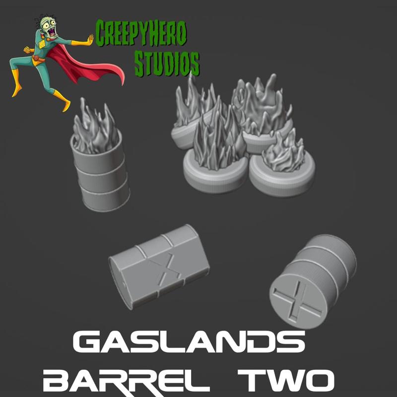 Gaslands Barrel Two Set