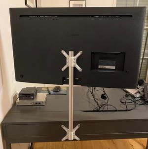 VESA Monitor Tube Table Mount
