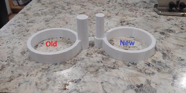 Cup holder remixed to fit 17mm arm rest holes