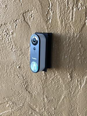 Simplysafe camera doorbell angled bracket