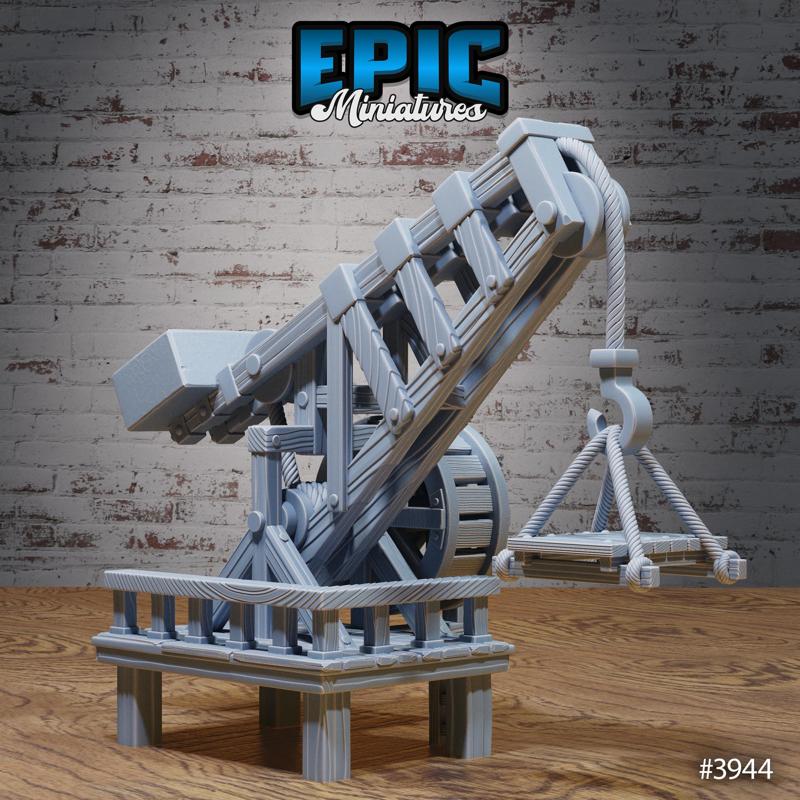 Harbor Crane ‧ DnD Miniature ‧ Tabletop Miniatures ‧ Gaming Monster ‧ 3D Model ‧ RPG ‧ DnDminis ‧ STL FILE