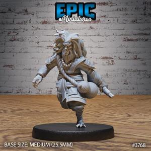 Oni Monkey Running ‧ DnD Miniature ‧ Tabletop Miniatures ‧ Gaming Monster ‧ 3D Model ‧ RPG ‧ DnDminis ‧ STL FILE
