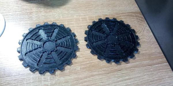 Gear Coaster — Coffee coaster in the shape of a gear