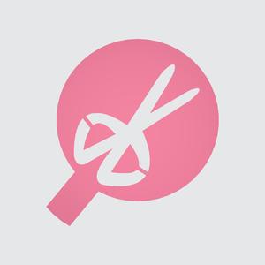 coffee stencil scissors