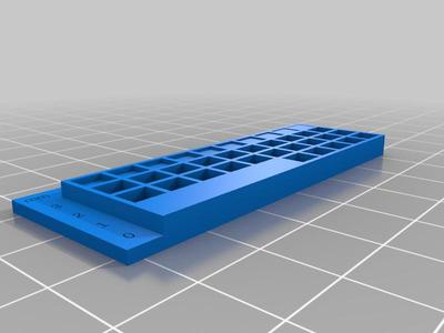 Lithophane Calibrator - Parametric Grid