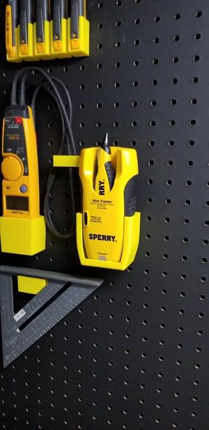 Sperry ET64220 wire tracker pegboard mount
