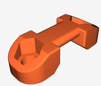 Cable tie holder 10mm width (Kabelbinderhalter 10mm breit)