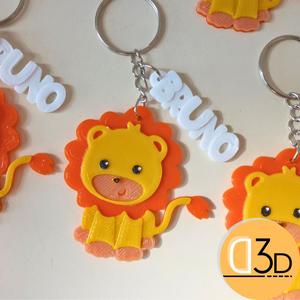 Animated lion - keychain