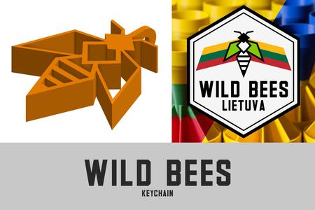 Wild Bees Keychain
