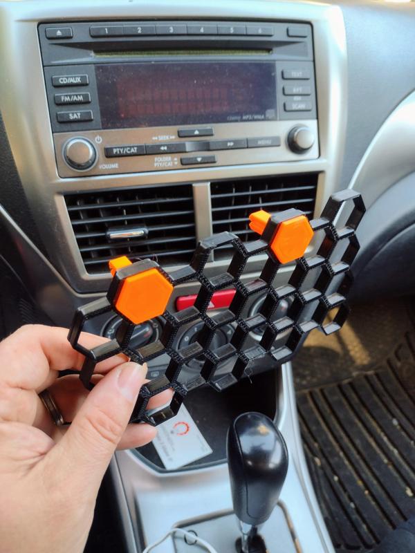 Honeycomb to Car Vent Adapter