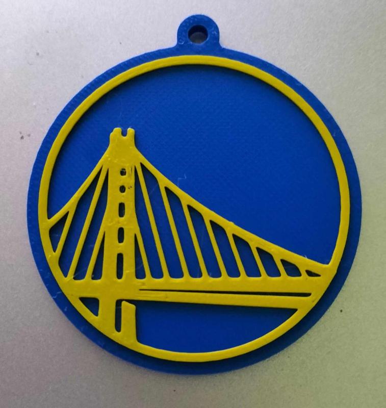 Golden State Warriors keychain