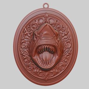 Shark Animal Pendant Shark Animal Necklace for CNC Router Laser & 3D Printer