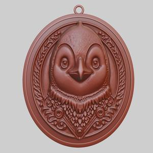 Penguin Animal Pendant Penguin Animal Necklace for CNC Router Laser & 3D Printer