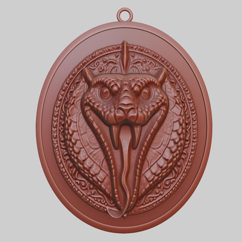 Snake Animal Pendant Snake Animal Necklace for CNC Router Laser & 3D Printer